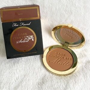 Too Faced DARK CHOCOLATE Soleil Long-Wear Matte Bronzer 8g / .28oz New In Box